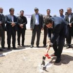 کلنگ‌زنی نیروگاه خورشیدی ۱۵ مگاواتی در ساغند یزد